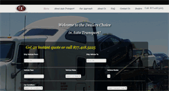 Desktop Screenshot of dealerschoiceautotransport.com